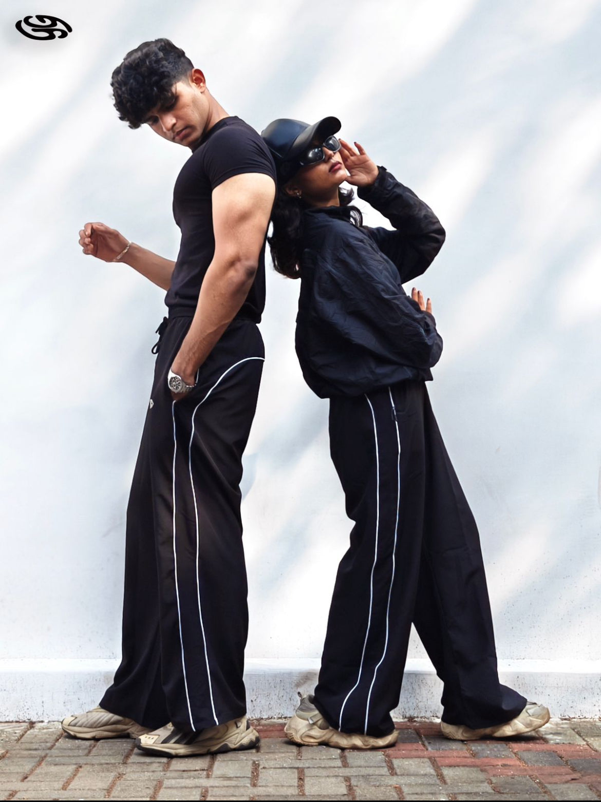 黒幸丸　XLサイズ　Piping Track Pant PIPING LOOSE FIT TRACK PANTS-BLACK – Yarn Guy