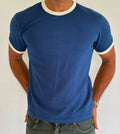 RINGER TEES -  LAPIS BLUE